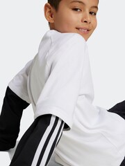 adidas White Kids Street Jam 2 in 1 Long Sleeve Long Sleeve Top - Image 2 of 4