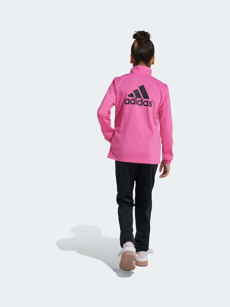 adidas Pink Sportswear Essentials Big Logo Tracksuit - Image 2 of 8