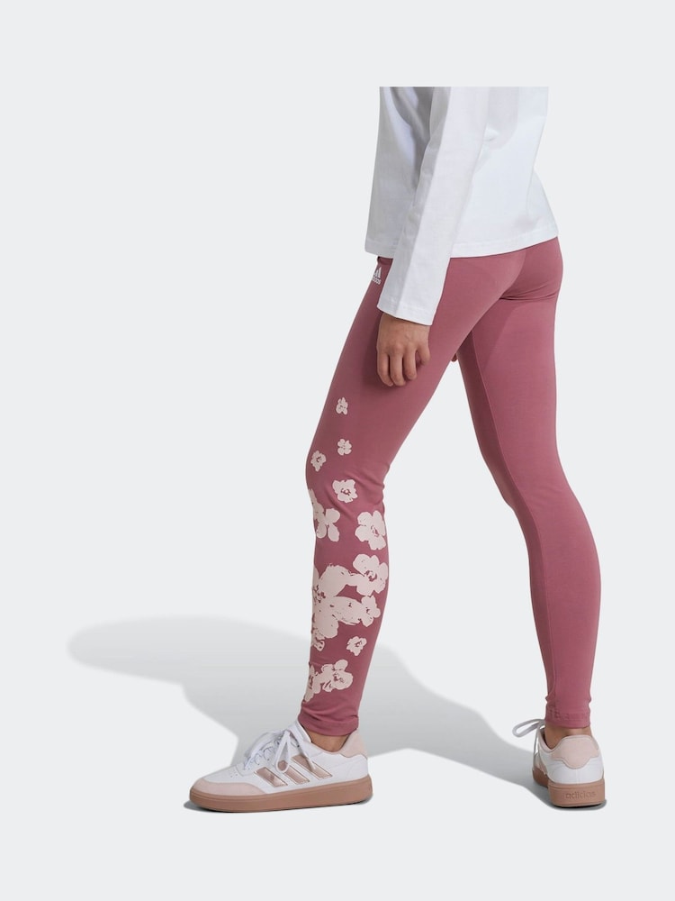 adidas White Essentials 100% Cotton Top and Leggings Set - Image 2 of 8