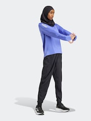 adidas Bright Blue Own The Run 1/2 Zip Sweatshirt - Image 3 of 7