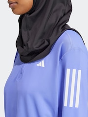 adidas Bright Blue Own The Run 1/2 Zip Sweatshirt - Image 4 of 7