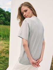 adidas Grey ALL SZN 100% Cotton T-Shirt - Image 3 of 4