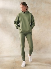 adidas Green ALL SZN Boyfriend Hoodie - Image 2 of 5