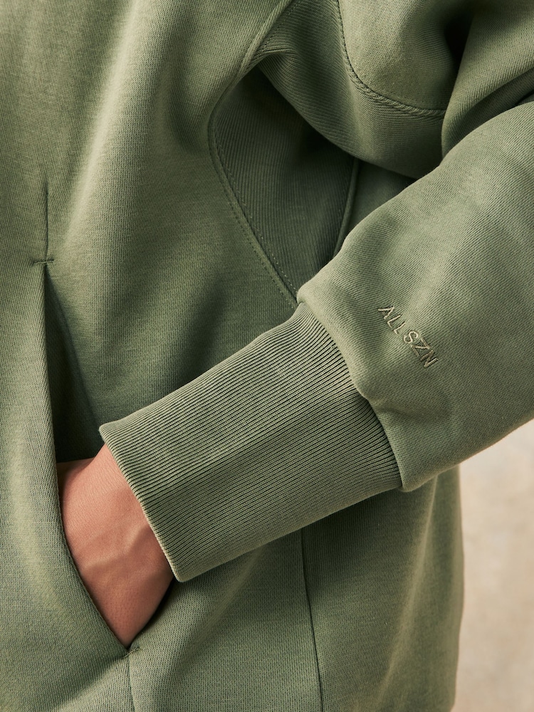 Verde - adidas ALL SZN Boyfriend Hoodie - Imagen 5 de 5 Verde - adidas ALL SZN Boyfriend Hoodie - Imagen 5 de 5