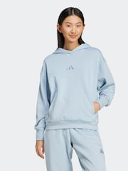 adidas Blue Boyfriend All Szn Hoodie - Image 1 of 7