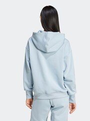 adidas Blue Boyfriend All Szn Hoodie - Image 2 of 7