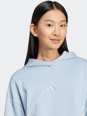adidas Blue Boyfriend All Szn Hoodie - Image 4 of 7
