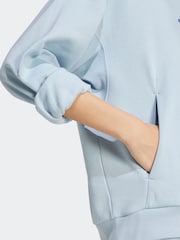 adidas Blue Boyfriend All Szn Hoodie - Image 5 of 7
