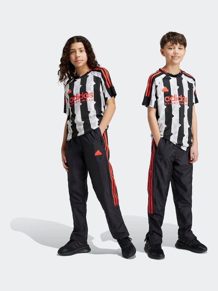 adidas Black Tiro Woven Tracksuit Bottoms Kids - Image 1 of 6