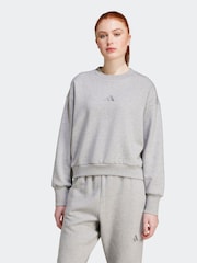adidas Grey ALL SZN Sweatshirt - Image 1 of 7