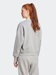 adidas Grey ALL SZN Sweatshirt - Image 2 of 7
