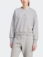 adidas Grey ALL SZN Sweatshirt - Image 3 of 7