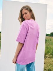 adidas Purple 100% Cotton Sportswear Future Icons Winners 3.0 T-Shirt - Image 4 of 5