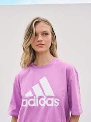 adidas Purple 100% Cotton Sportswear Future Icons Winners 3.0 T-Shirt - Image 5 of 5