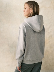 adidas Light Grey ALL SZN Boyfriend Hoodie - Image 3 of 6