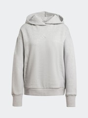 adidas Light Grey ALL SZN Boyfriend Hoodie - Image 6 of 6