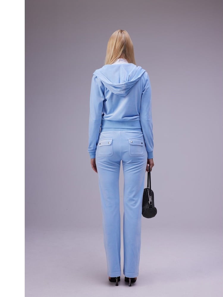 Womens Velour Straight Leg Joggers - Image 2 of 4