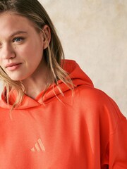adidas Red Boyfriend All Szn Hoodie - Image 3 of 4