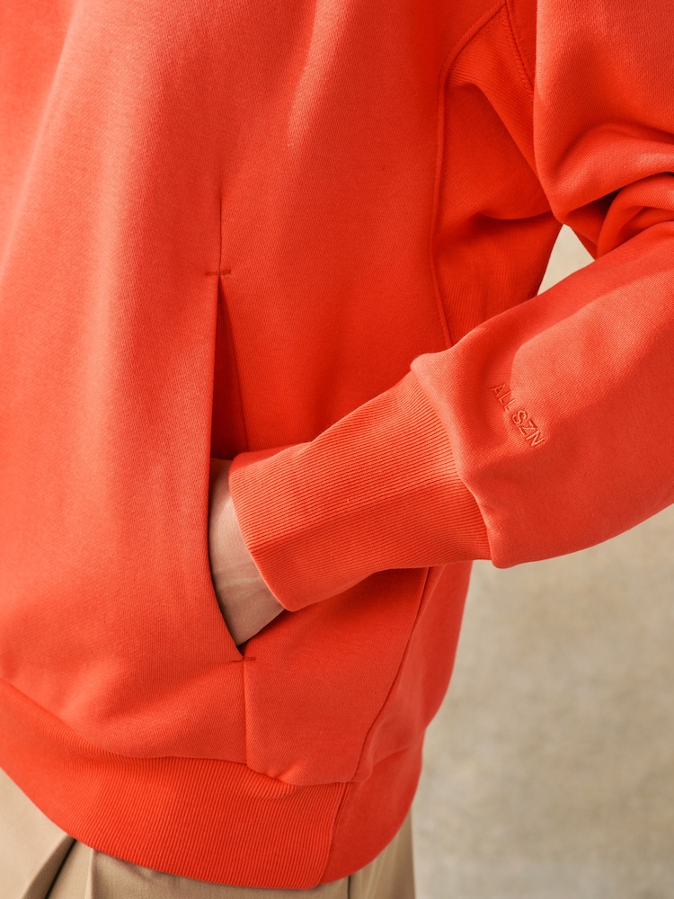 adidas Red Boyfriend All Szn Hoodie - Image 4 of 4