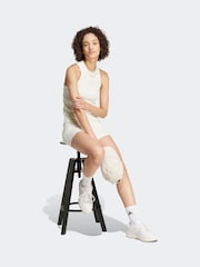 adidas White Long Rib Vest - Image 3 of 7