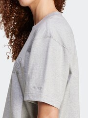 adidas Grey 100% Cotton ALL SZN T-Shirt - Image 5 of 7