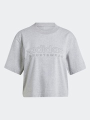 adidas Grey 100% Cotton ALL SZN T-Shirt - Image 7 of 7