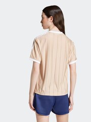 adidas Originals Brown 3-Stripes T-Shirt - Image 2 of 7