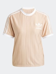 adidas Originals Brown 3-Stripes T-Shirt - Image 7 of 7