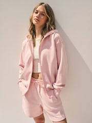 adidas Pink All Szn Full Zip Hoodie - Image 1 of 6