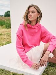 adidas Pink All Szn 100% Cotton Hoodie - Image 1 of 5