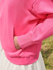 adidas Pink All Szn 100% Cotton Hoodie - Image 5 of 5