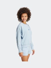 adidas Blue ALL SZN 100% Cotton Sweatshirt - Image 4 of 7