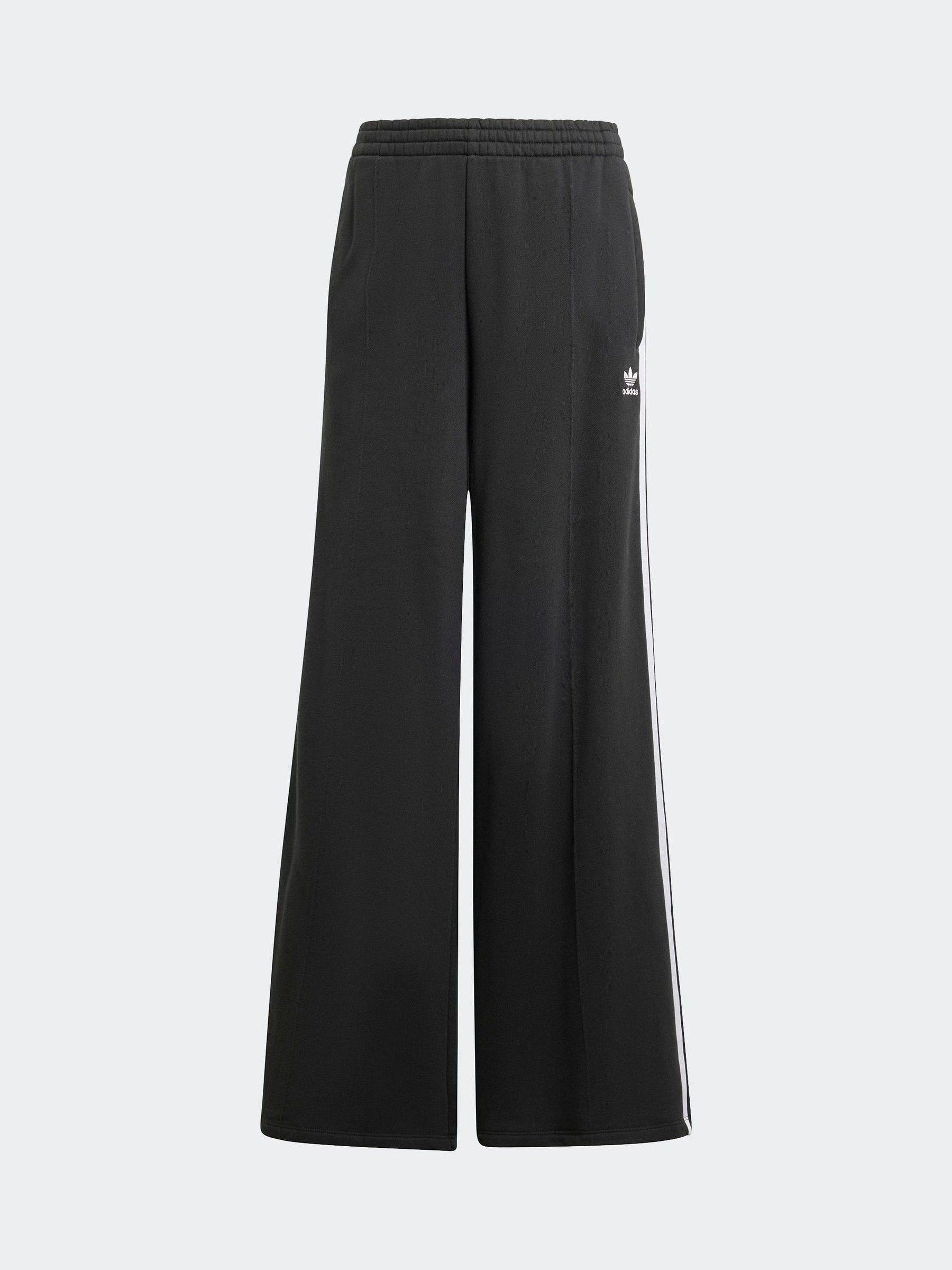 Adidas track pants wide leg best sale