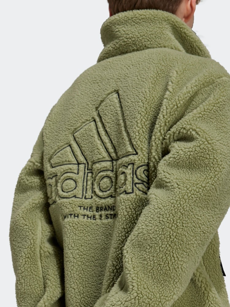 Acheter Vert Veste adidas en polaire sherpa from Next Belgium