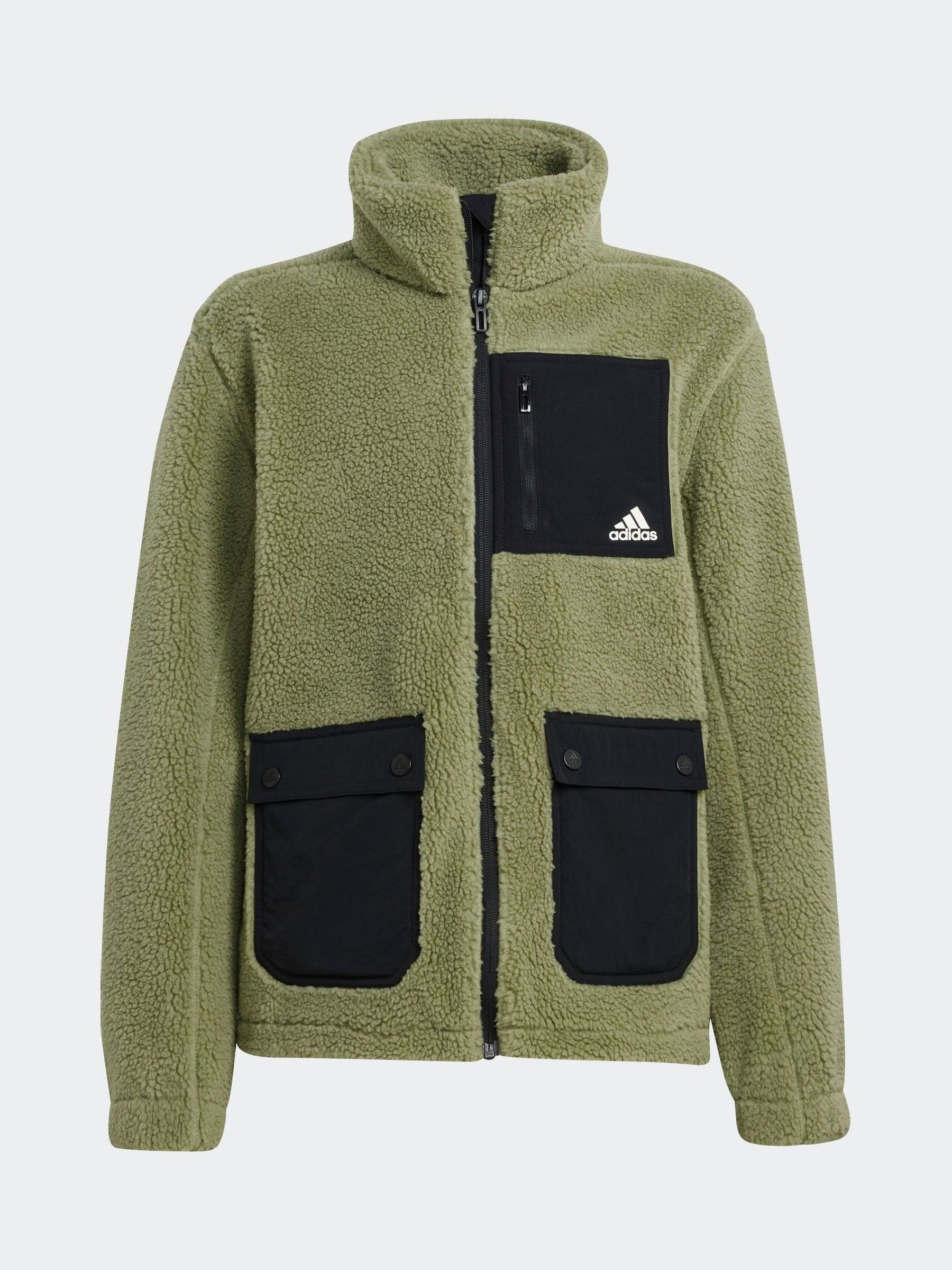 Adidas fleece lined jacket discount
