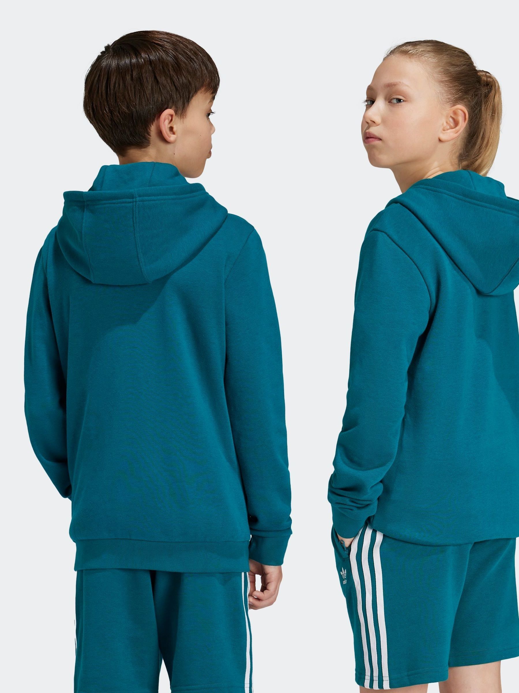 Buy adidas Green Kids Originals Trefoil Hoodie from Next Oman