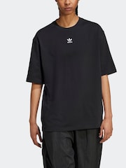 adidas Originals Black Boyfirend 100% Cotton Essential T-Shirt - Image 3 of 7