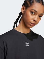 adidas Originals Black Boyfirend 100% Cotton Essential T-Shirt - Image 5 of 7