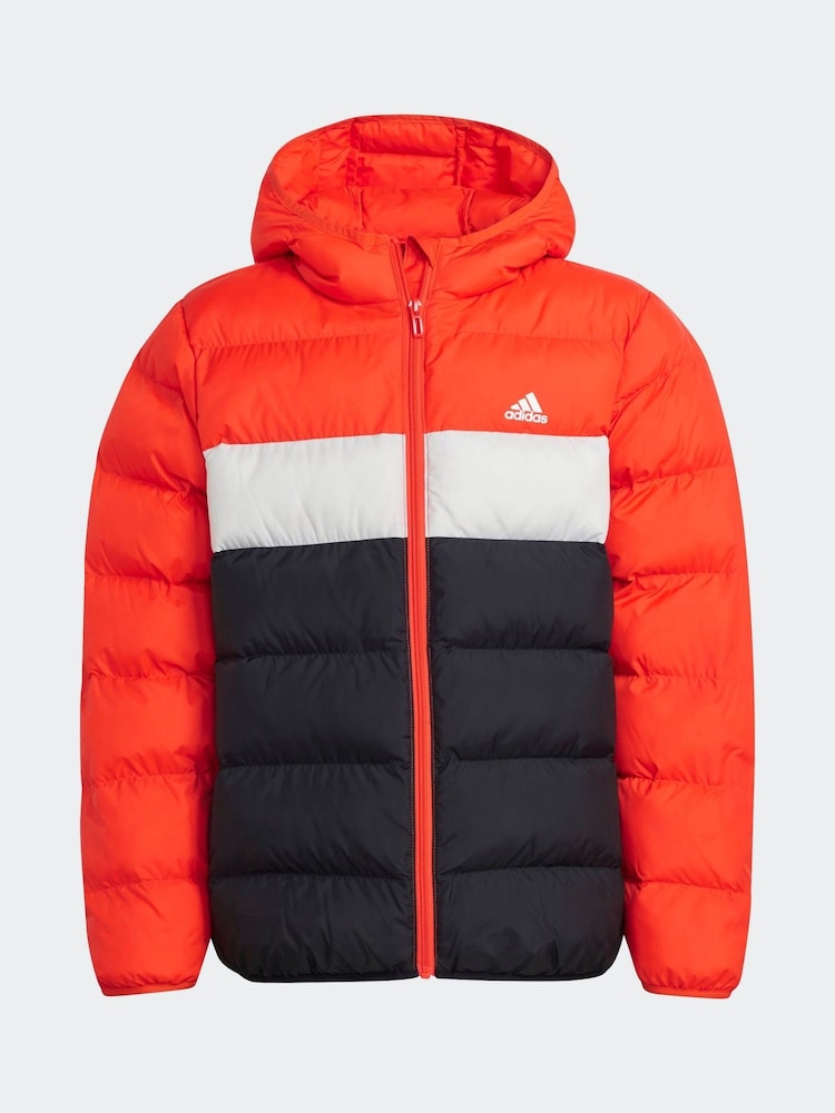 Adidas Red Junior Padded Jacket - Image 1 of 5