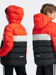 Adidas Red Junior Padded Jacket - Image 4 of 5