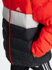 Adidas Red Junior Padded Jacket - Image 5 of 5