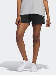 adidas Originals Black 100% Cotton Essentials Shorts - Image 1 of 6
