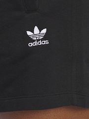 adidas Originals Black 100% Cotton Essentials Shorts - Image 6 of 6
