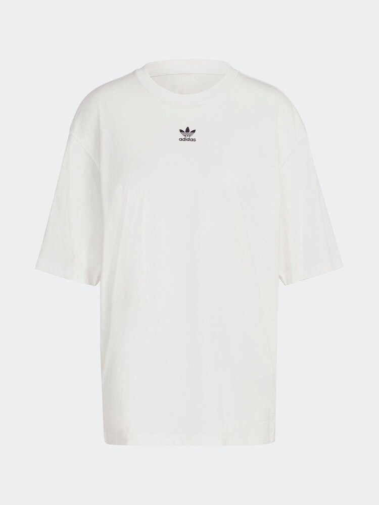 adidas Originals Off White Boyfriend 100% Cotton Essential T-Shirt - Image 7 of 7