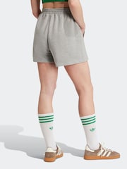 adidas Originals Grey 100% Cotton Essentials Shorts - Image 2 of 6