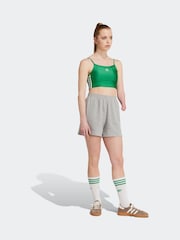 adidas Originals Grey 100% Cotton Essentials Shorts - Image 5 of 6