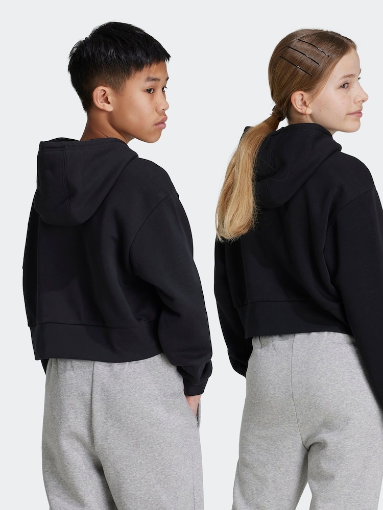 adidas Originals Kids Adicolor Crop Hoodie - صورة 2 من 6 adidas Originals Kids Adicolor Crop Hoodie - صورة 2 من 6