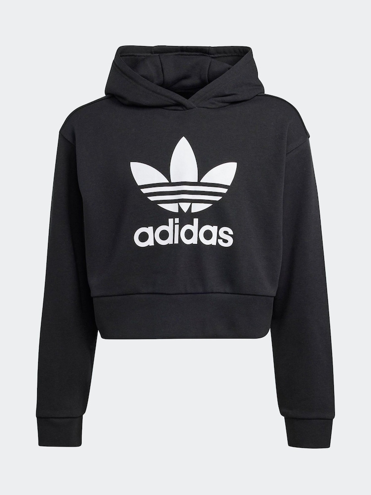 adidas Originals Kids Adicolor Crop Hoodie - صورة 6 من 6 adidas Originals Kids Adicolor Crop Hoodie - صورة 6 من 6