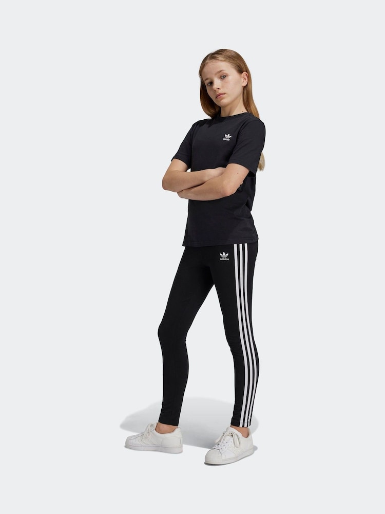 adidas Black Kids Adicolor Leggings - Image 1 of 6