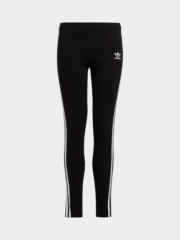 adidas Black Kids Adicolor Leggings - Image 6 of 6